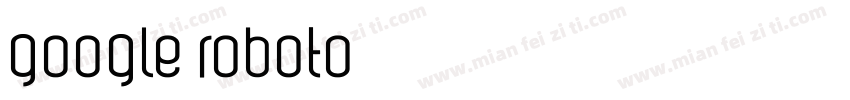 google roboto字体转换